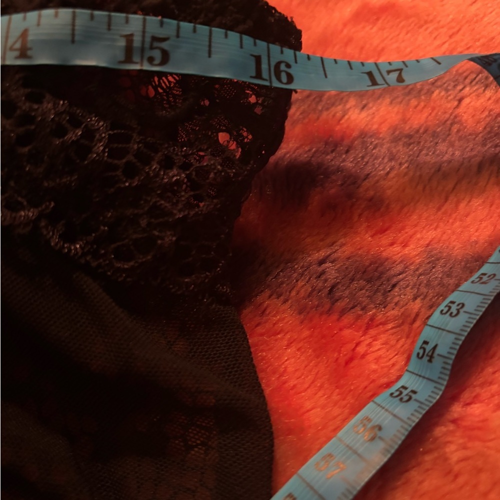 MAGIC SILK Exposed Long Black Sheer Lace Lingerie Gown – Sensual Mesh Size L - Picture 15 of 15